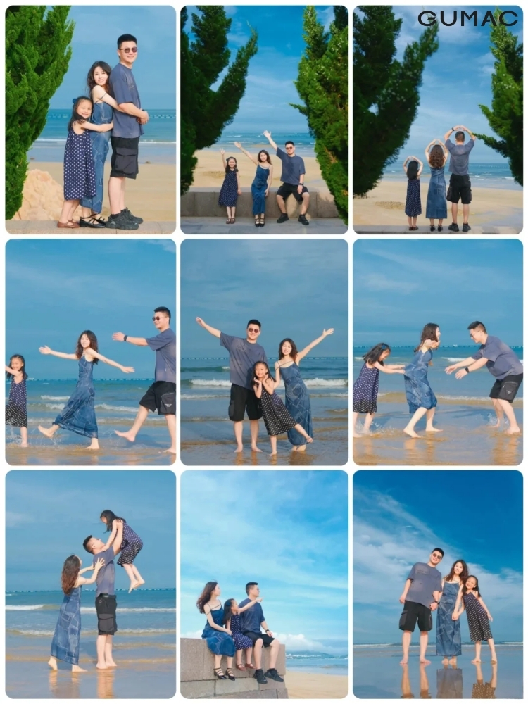 concept chup anh gia dinh o bien