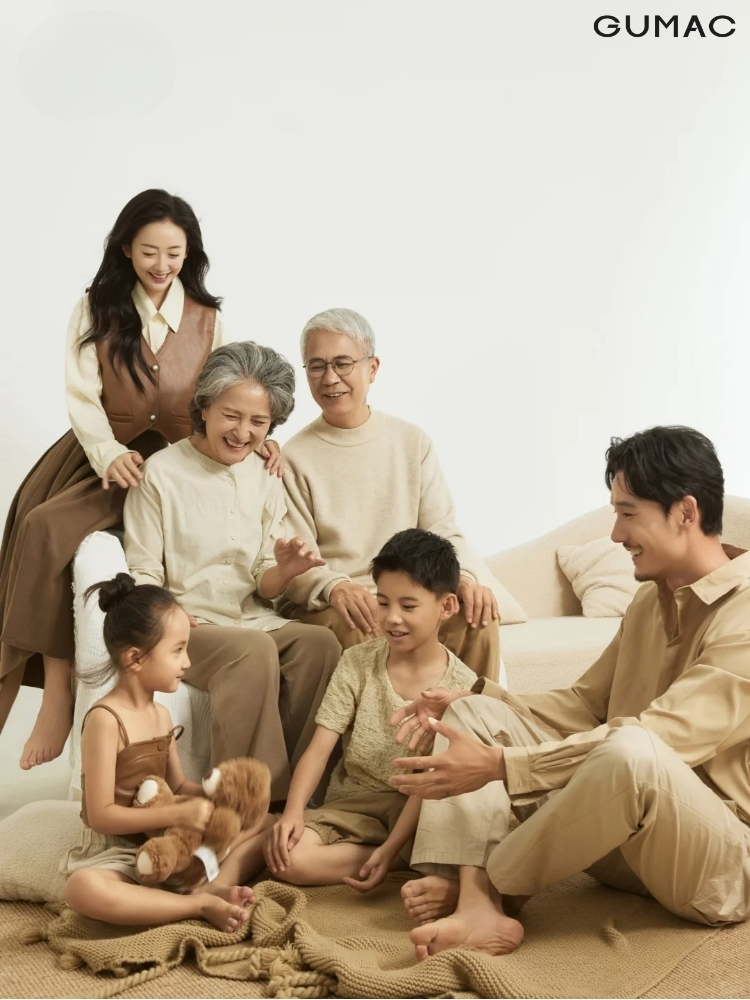 y tuong concept chup anh dai gia dinh