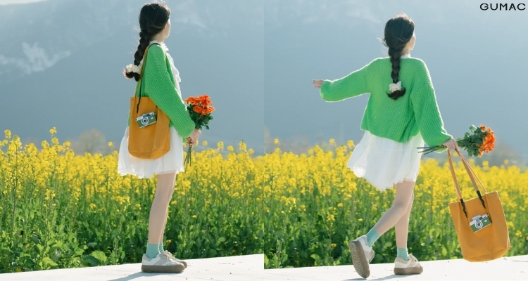 chup anh sau lung voi vuon hoa