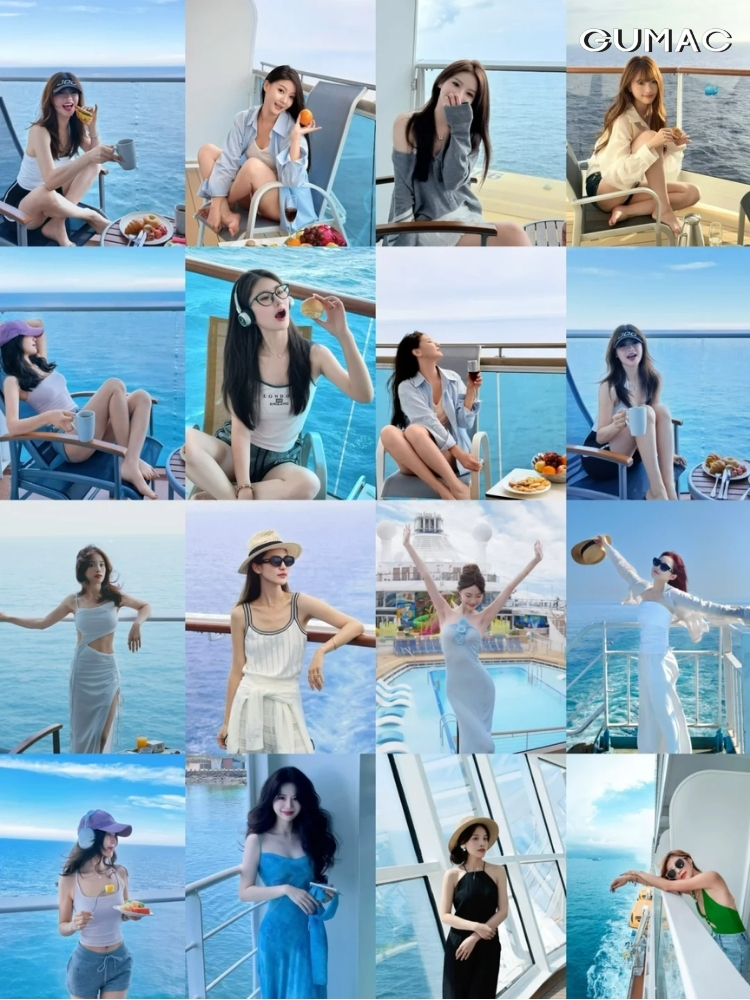 concept chup anh tren du thuyen