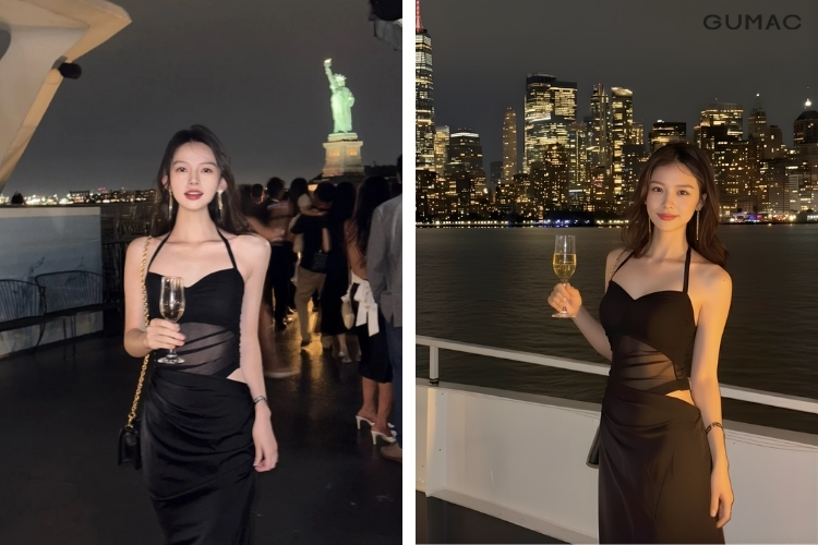 concept tiec champagne sang trong