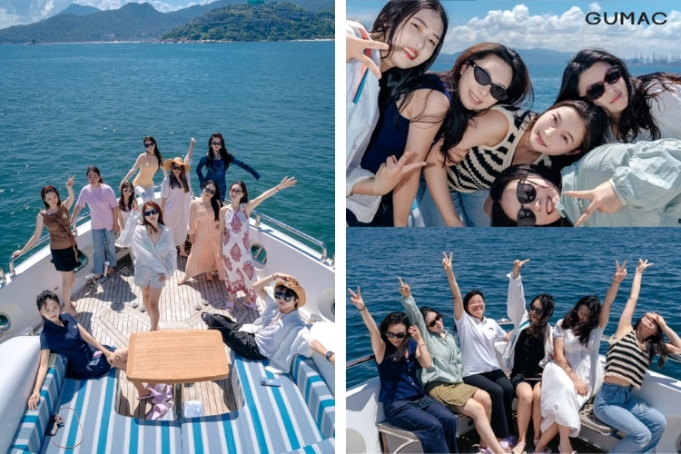 y tuong chup anh tren du thuyen cho hoi ban than