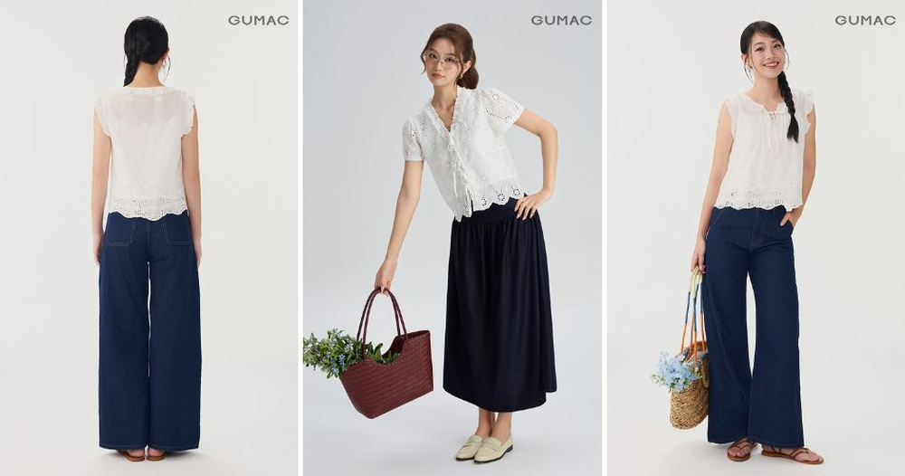 Áo blouse ren trắng thanh lịch, nữ tính và không kém phần trẻ trung, thoải mái