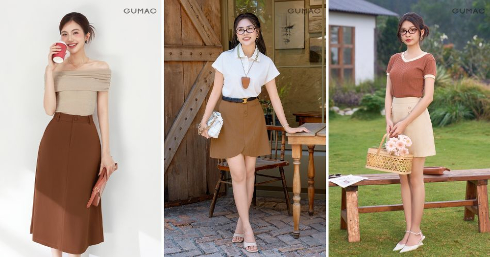 Màu nâu đất tạo độ sâu màu sắc, trung hòa ánh xanh và duy trì diện mạo thanh lịch