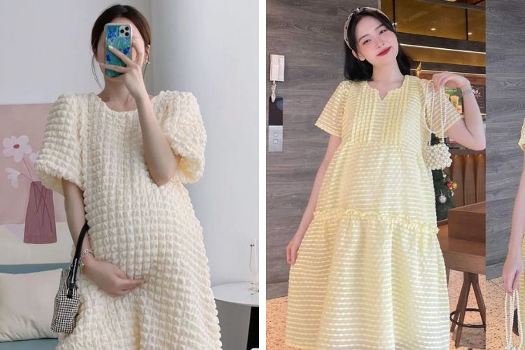  Váy baby doll cho bà bầu