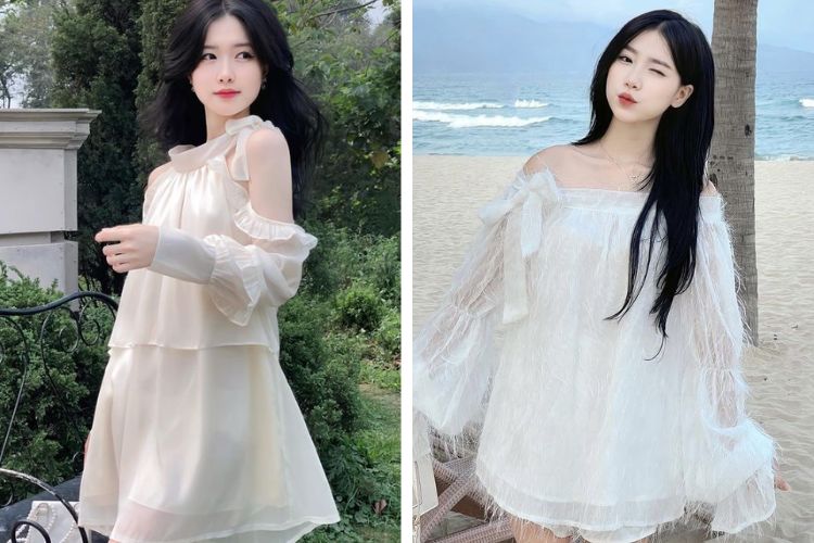 những mẫu đầm babydoll