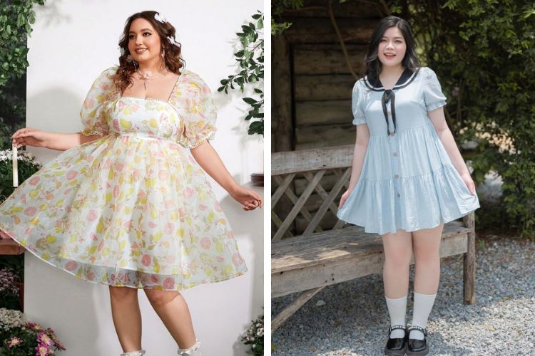 Váy babydoll cho người béo