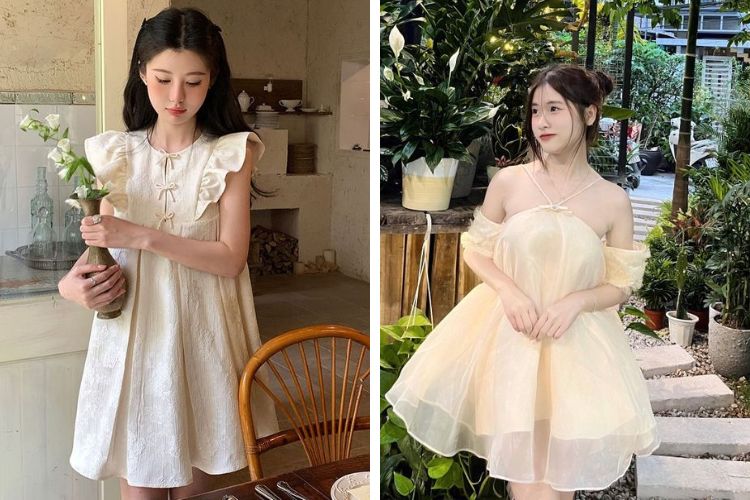 váy babydoll hợp với dáng người nào