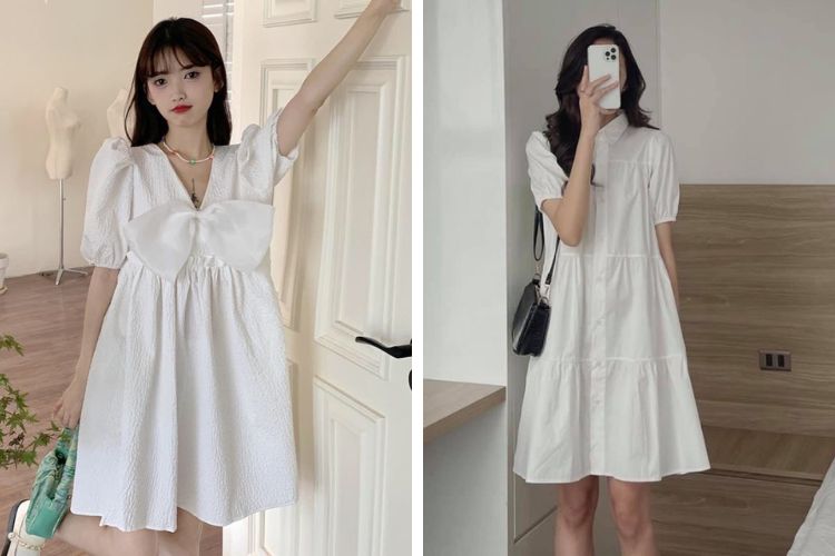 Váy babydoll Hàn Quốc