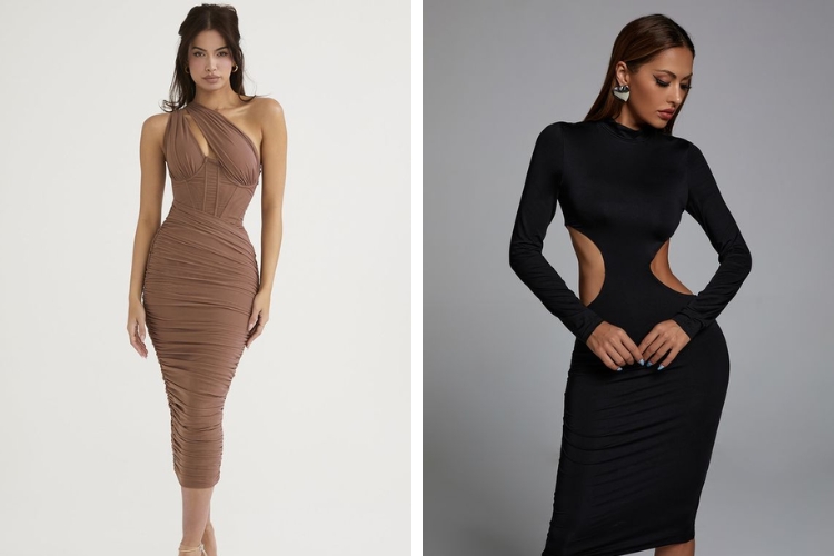 Đầm body cutout
