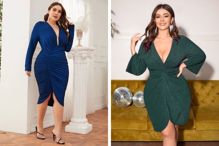  Đầm body đẹp cho người có thân hình tròn béo