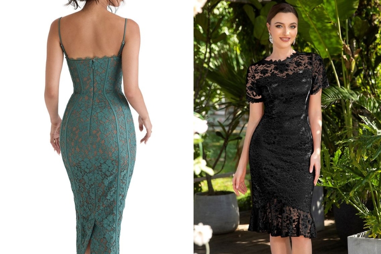 Đầm body đẹp kiểu ren