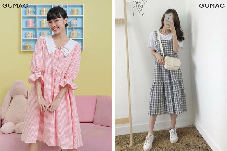 Gợi ý đầm caro đi chơi 1/6 Gợi ý đầm caro đi chơi 1/6