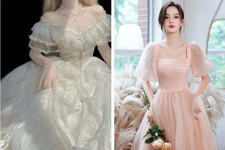 Đầm ren công chúa kiêu sa