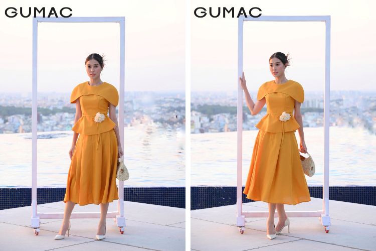 Đầm xòe công sở phù hợp với mùa nóng