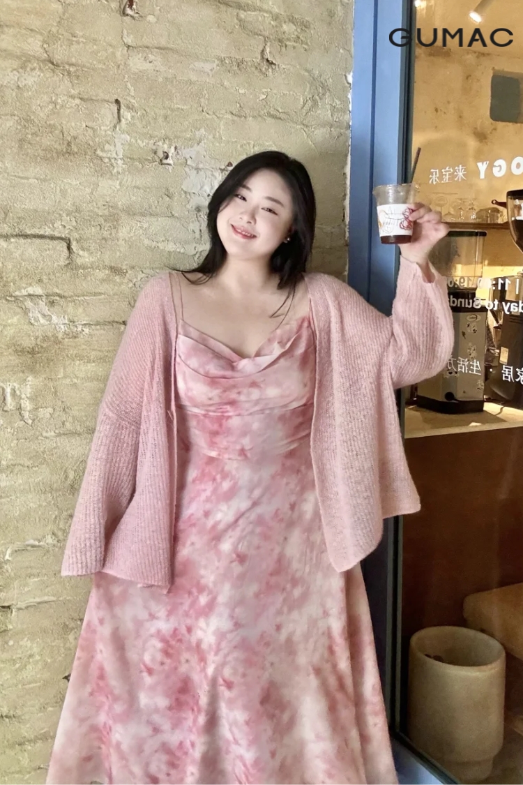 vay dam hoa maxi cho nang beo