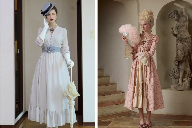 Kiểu đầm vintage cổ điển