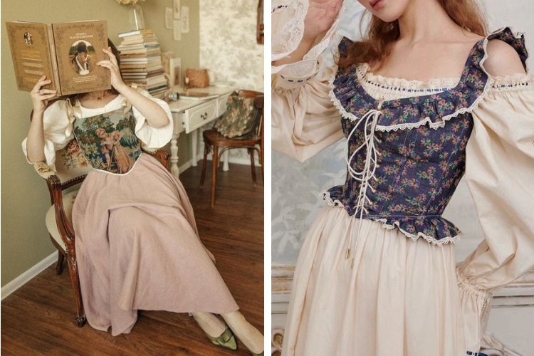 Váy đầm vintage thổ cẩm đặc sắc