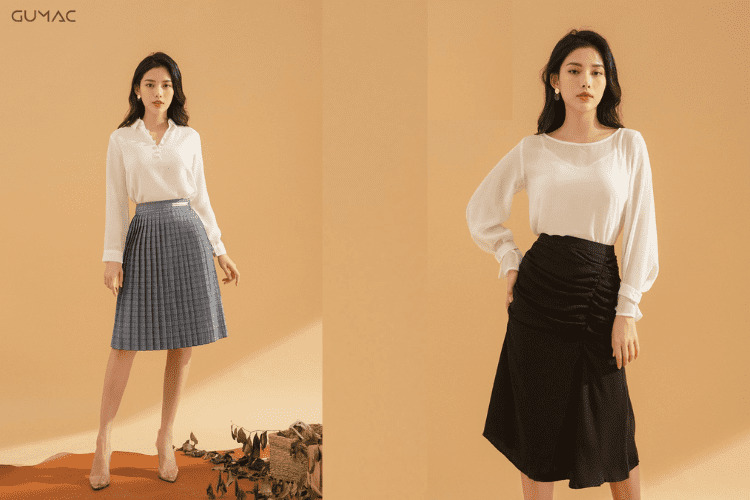 Chân váy XẾPLY TONHỎ về  Chân Váy Xếp Ly Dài Hàn Quốc  Facebook