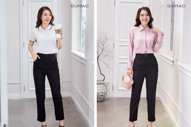  Quần cơ bản ống đứng