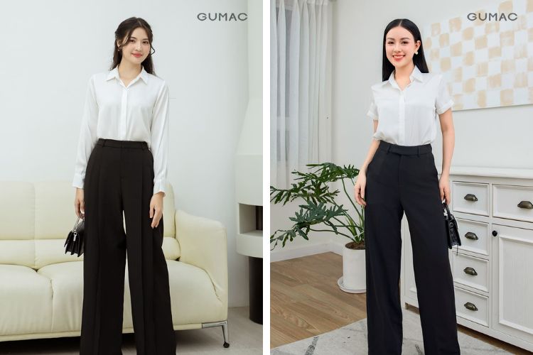 Khái quát về quần tây ống rộng Khái quát về quần tây ống rộng