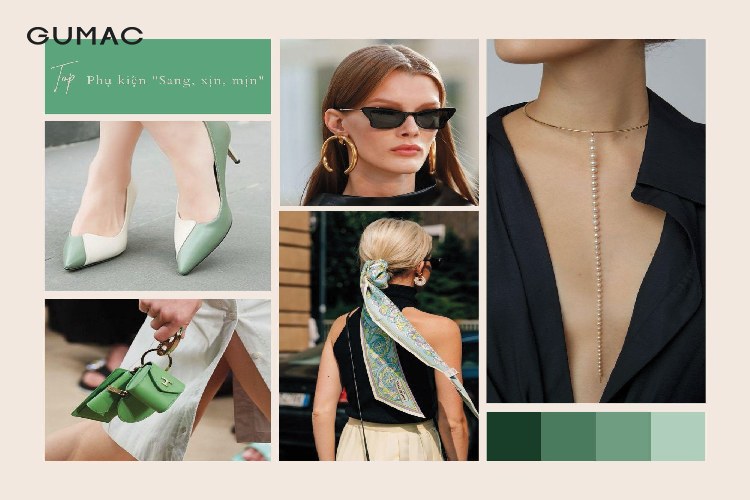 Phụ kiện phối cùng những mẫu váy đầm thời trang