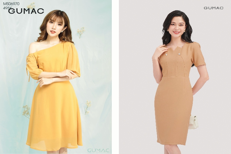 Váy đầm kiểu Hàn Quốc ĐẸP dễ thương giá rẻ tại TPHCM 2024 | Gumac.vn