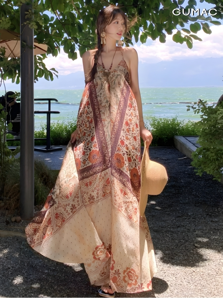 outfit song ao bali phong cach bohemian