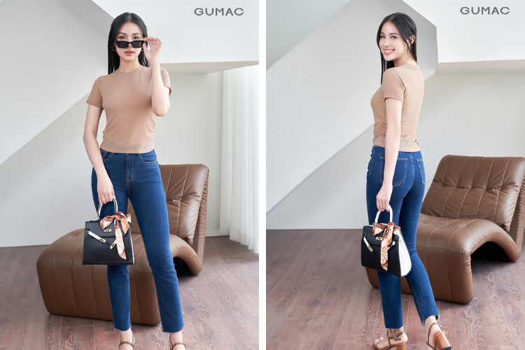 Áo thun với quần jean đi Thất Sơn - Bảy Núi Áo thun với quần jean đi Thất Sơn - Bảy Núi