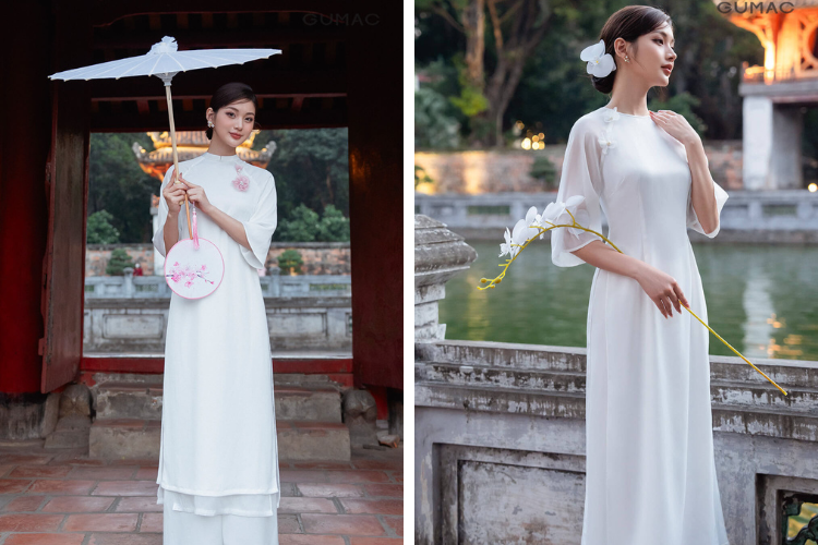 Áo dài khi đi Dinh Độc Lập