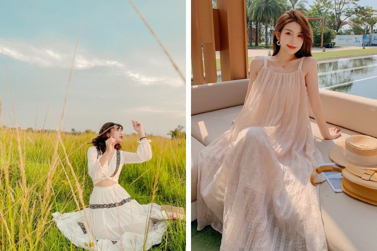 Phong cách boho cho những ngày đi chơi Nha Trang
