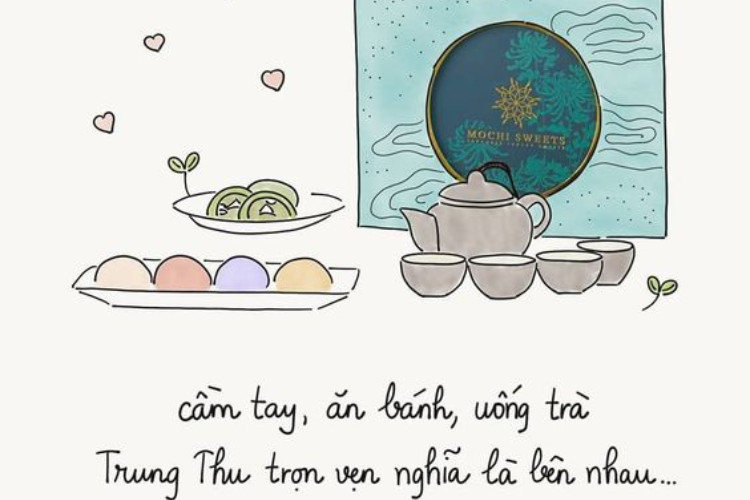 Cap, stt thả thính Trung Thu cực ngọt ngào
