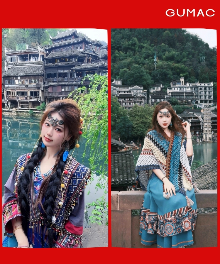 outfit dan toc mieu phuong hoang