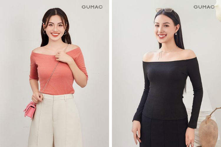 Áo hở vai đi sinh nhật cho nữ