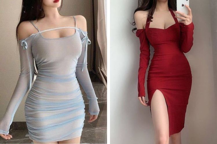 Váy ôm body đi sinh nhật cho nữ