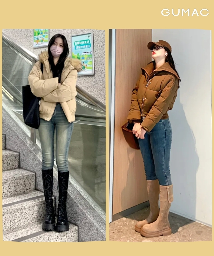 ao bong quan jeans boots cao