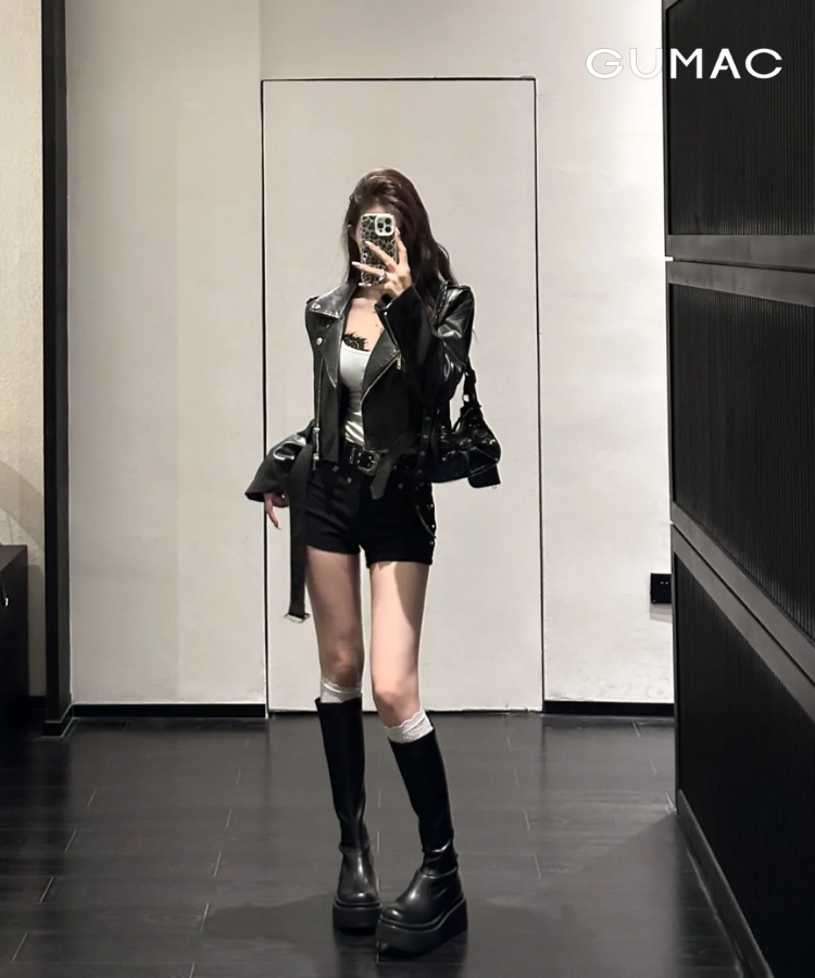 ao da croptop quan short