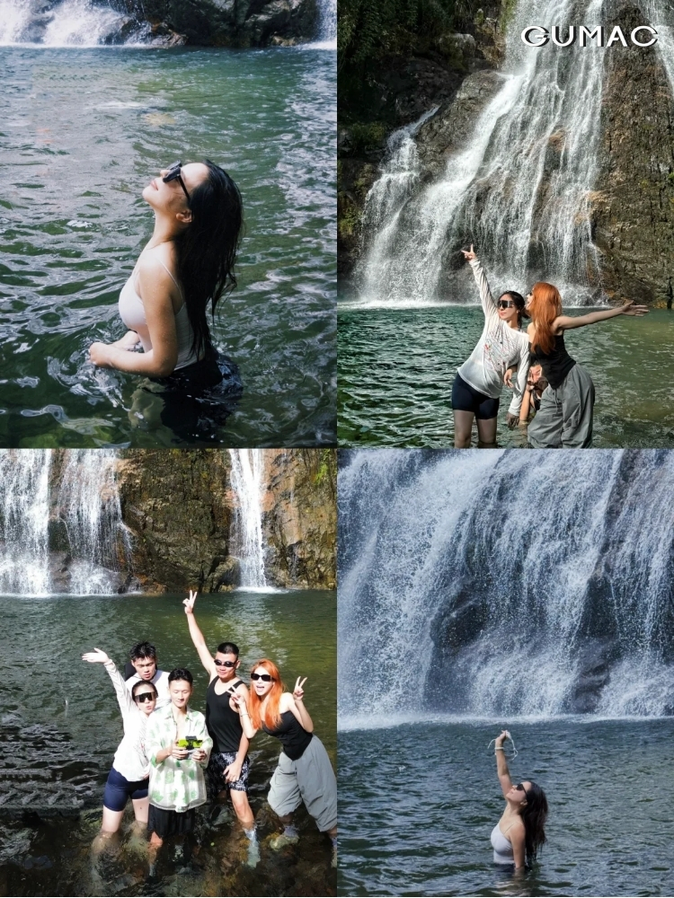 checkin thac nuoc cung do boi thoai mai