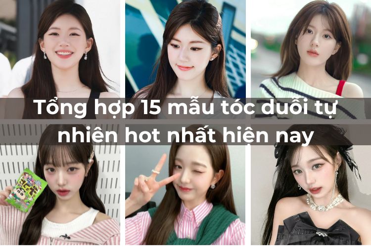 nhung mau toc duoi tu nhien hot nhat