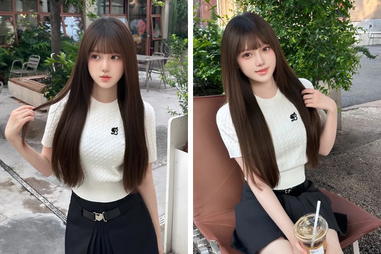 toc mai thua duoi tu nhien