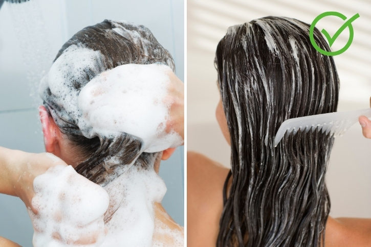 goi toc thang tu nhien dung cach