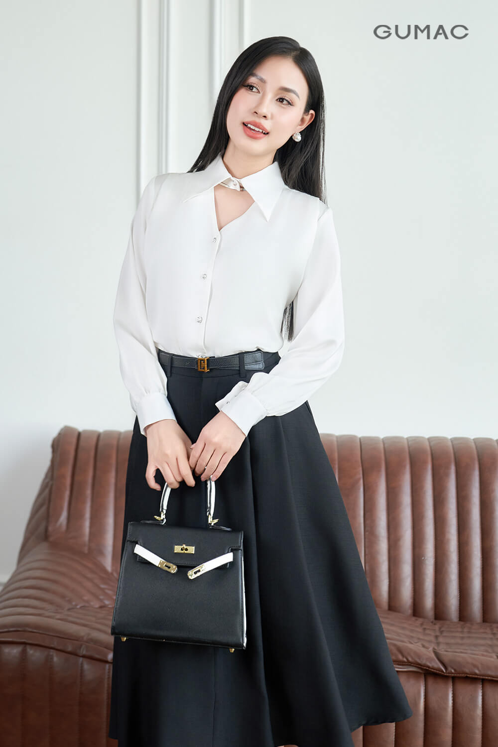 chon ao so mi cho dang nguoi cao to