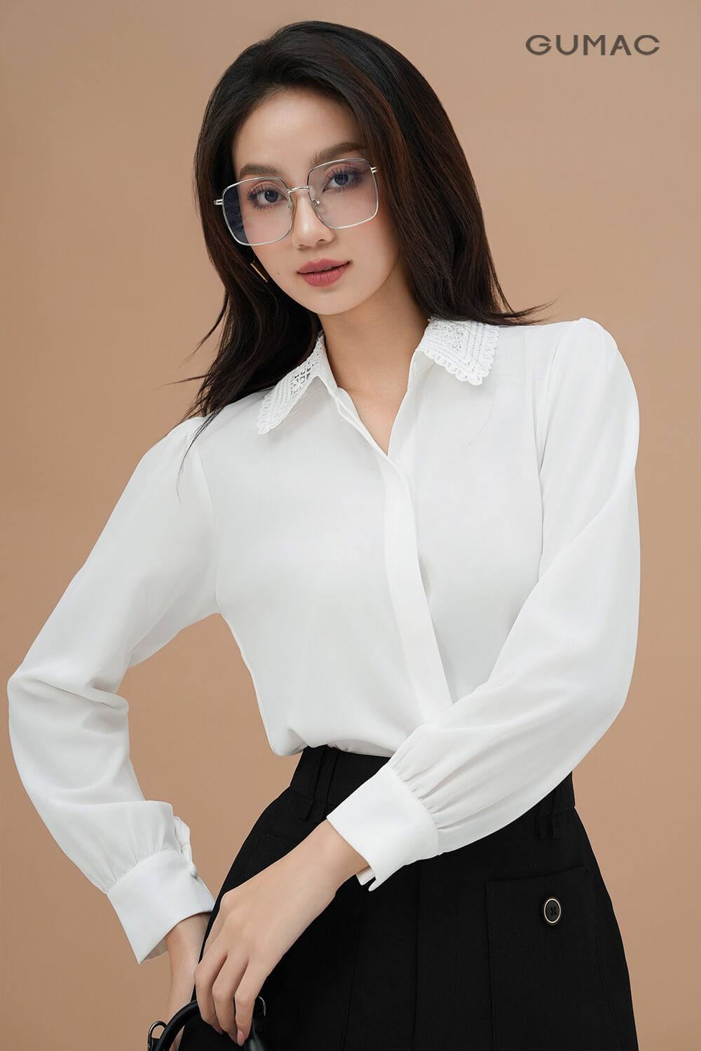 ao so mi co ren dep nhat