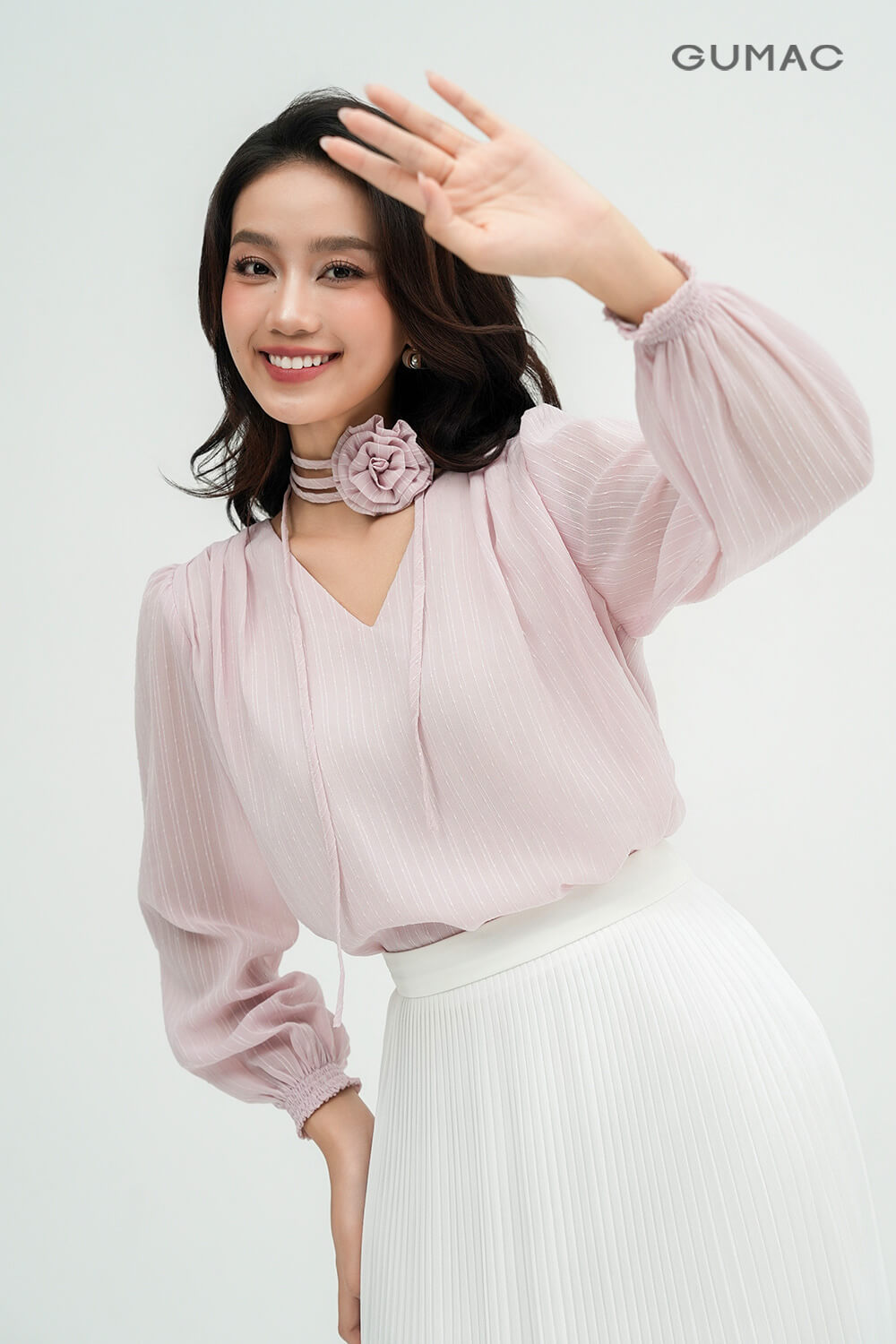 ao so mi nu tay phong thoi trang cong so