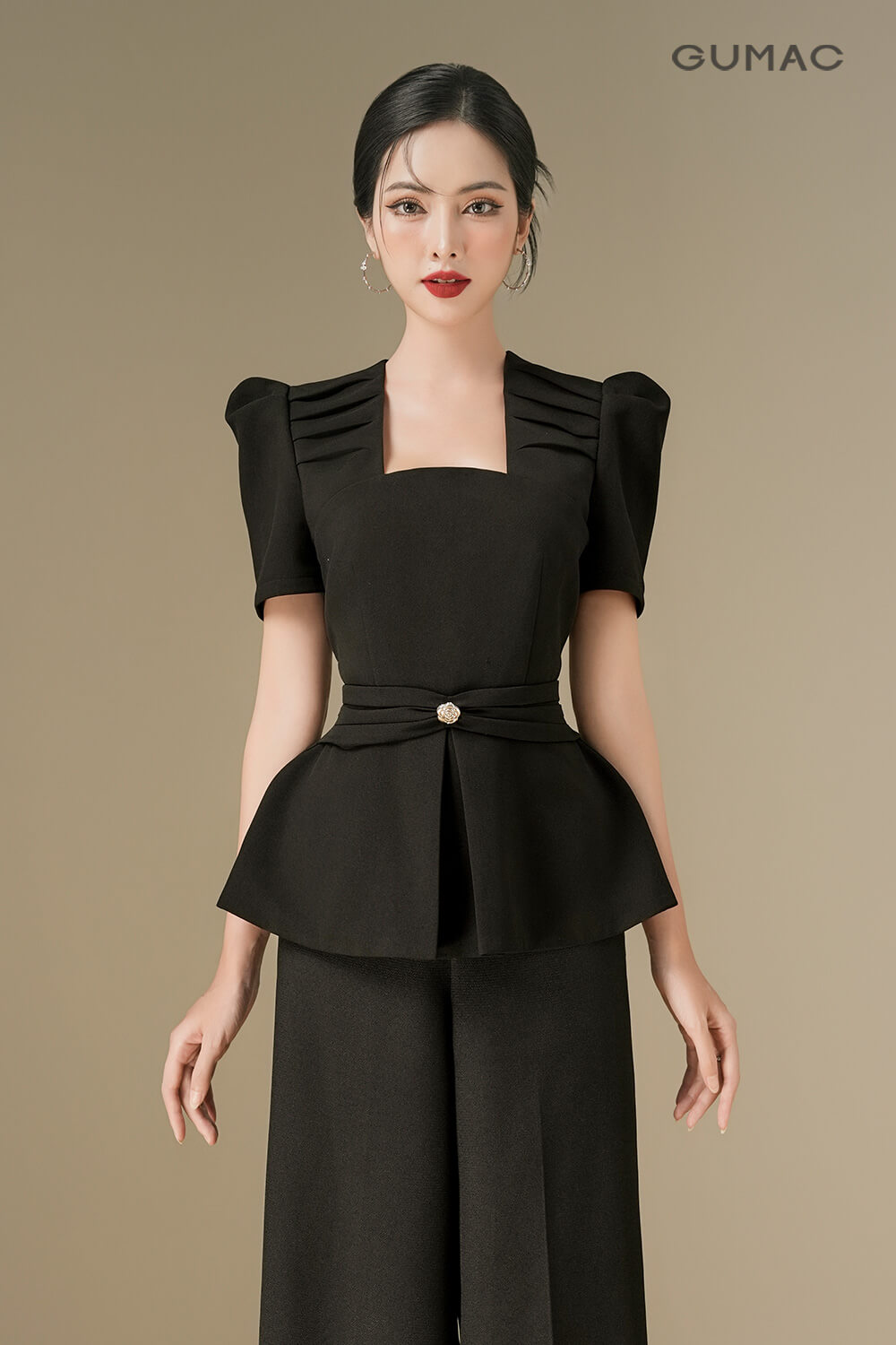 ao peplum xep co dieu da