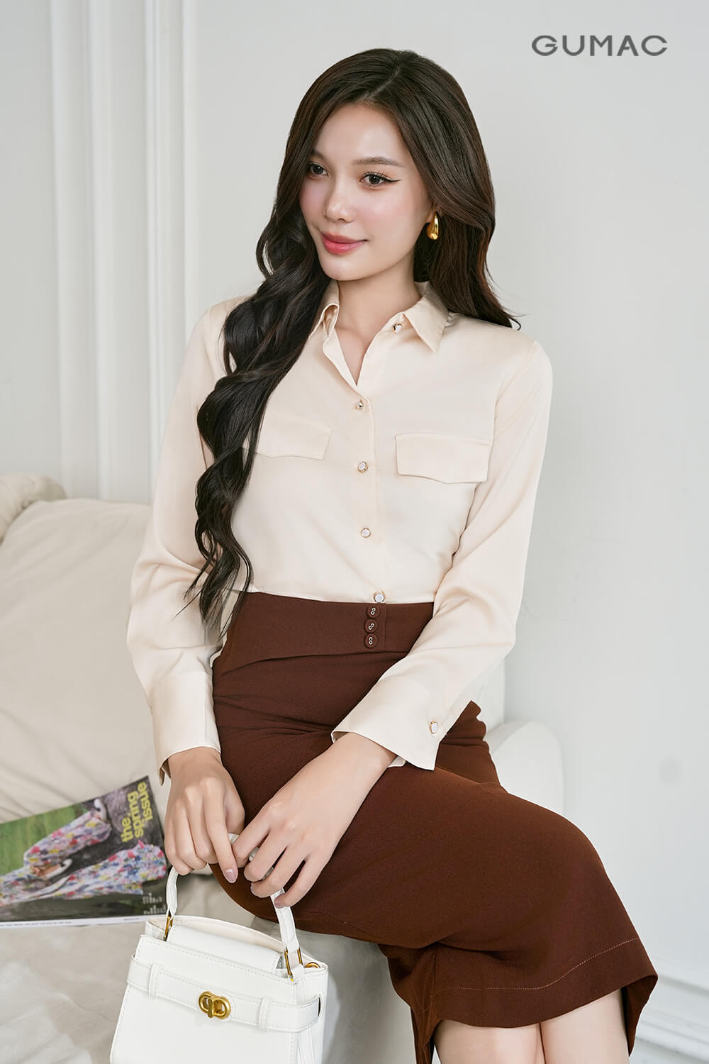 Áo sơ mi vải lụa cao cấp