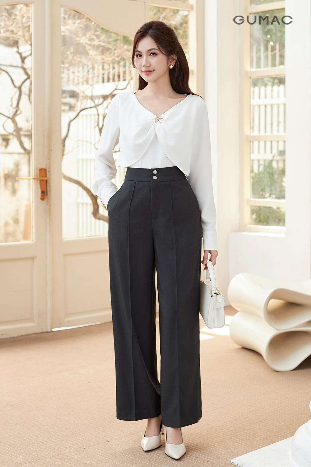 Phối đồ nữ đơn giản mùa xuân