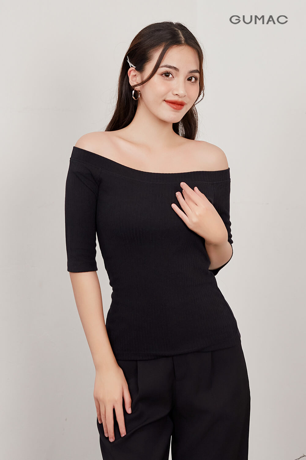 nu tinh mix quan ong suong phoi ao tre vai 