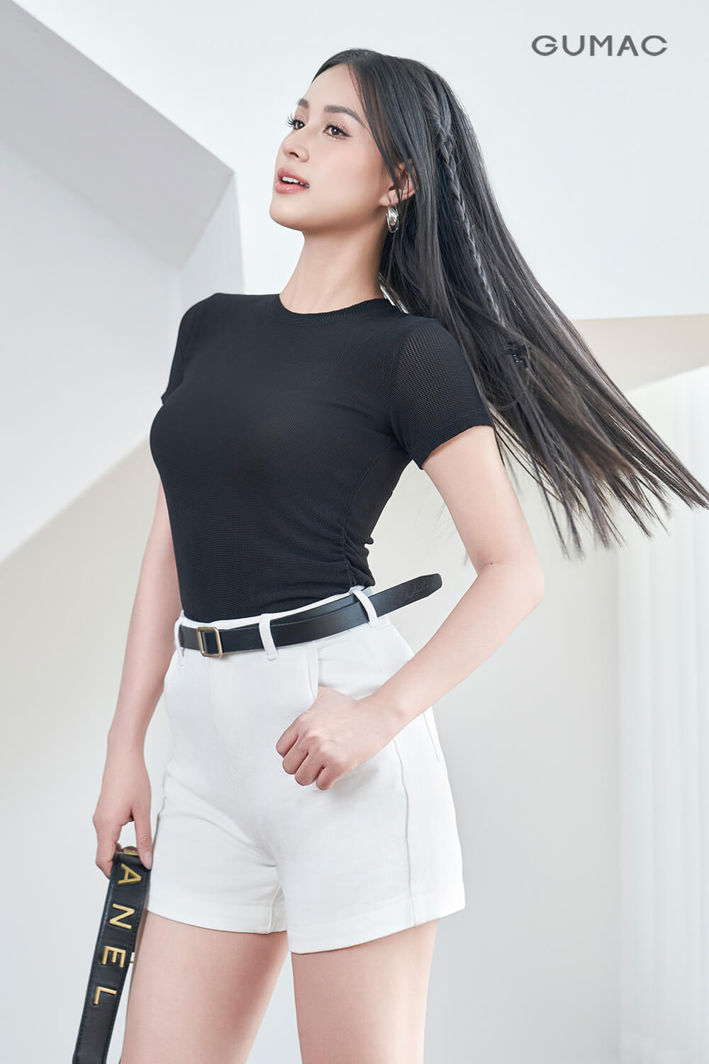 Áo thun nhún sườn