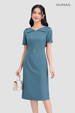 Đầm Suông A thanh lịch gọn dáng cho nàng béo công sở DL437  Thời Trang Xinh